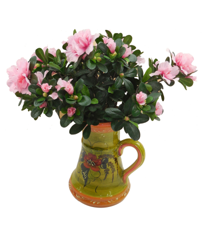Azalée artificielle rose