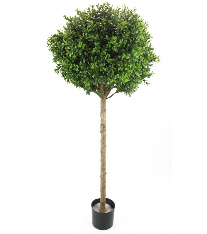 Buis boule artificiel sur tige 