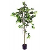 Ficus artificiel tronc blanc