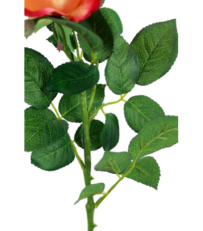 Rose orange artificielle