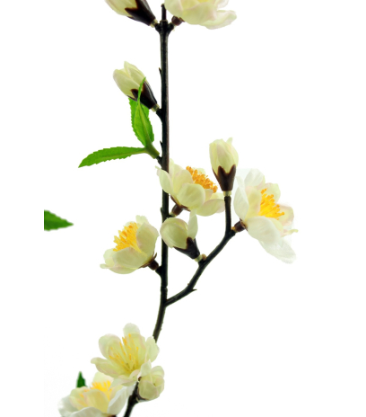 Branchette de cerisier artificiel blanc