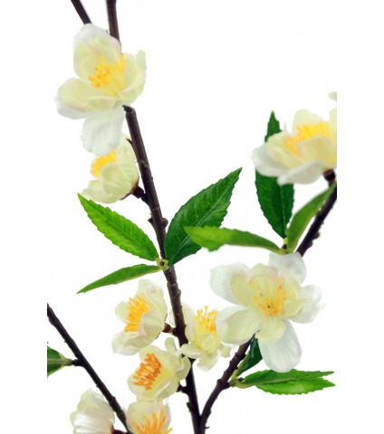 Branchette de cerisier artificiel blanc
