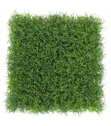 Gazon fin artificiel en plaque