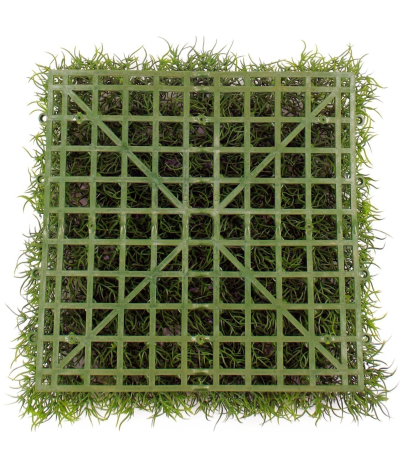Gazon fin artificiel en plaque