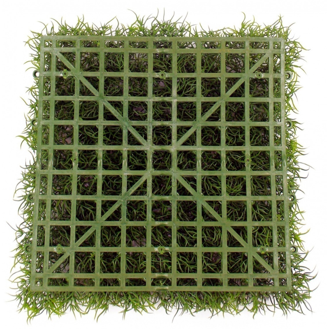 Gazon fin artificiel en plaque 25 cm Plaques pour mur végétal
