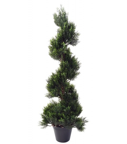 Cyprès artificiel spirale large