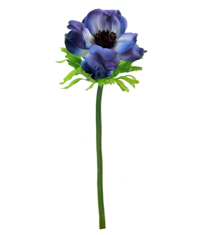 Anémone artificielle bleue