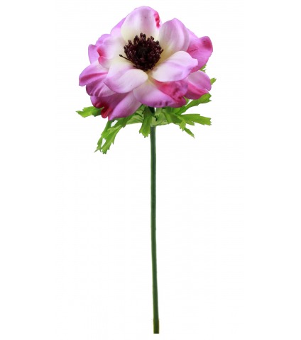 Anémone artificielle violette