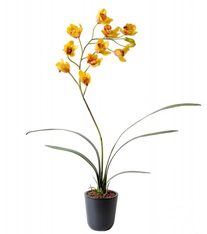 Cymbidium artificiel fleuri