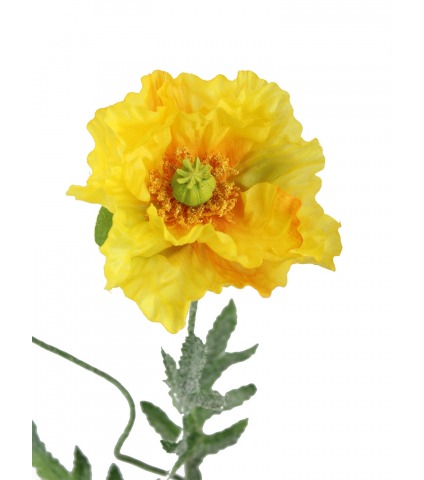 Coquelicot artificiel jaune