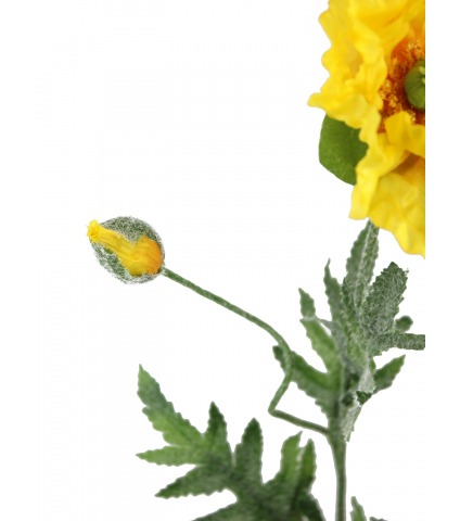 Coquelicot artificiel jaune