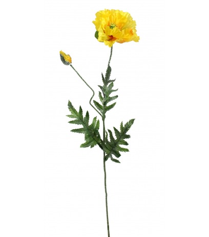 Coquelicot artificiel jaune