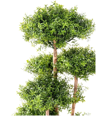Eucalyptus artificiel à 6 têtes