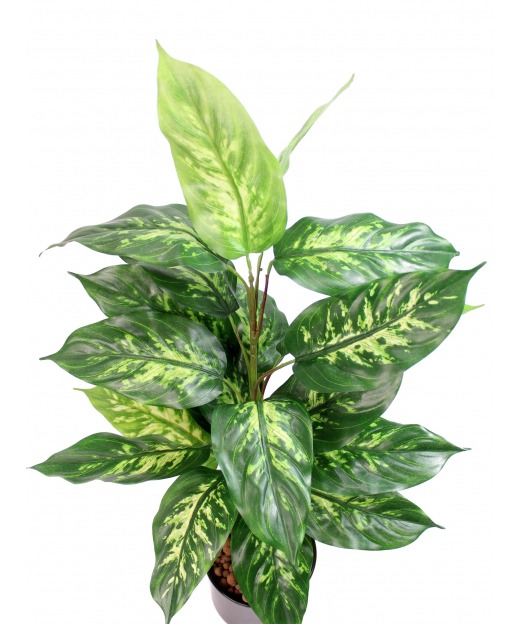 Feuillage artificiel Dieffen en piquet - plante d'intérieur - H.70cm panaché-E4 main image 1