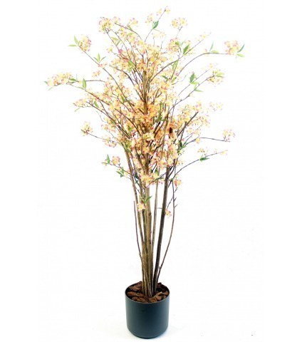 Cerisier artificiel blanc et rose