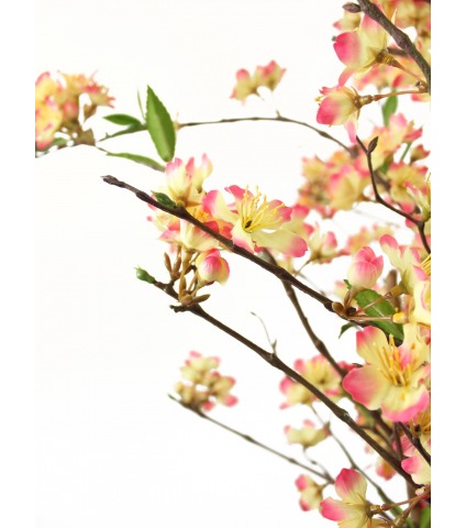 Cerisier artificiel blanc et rose