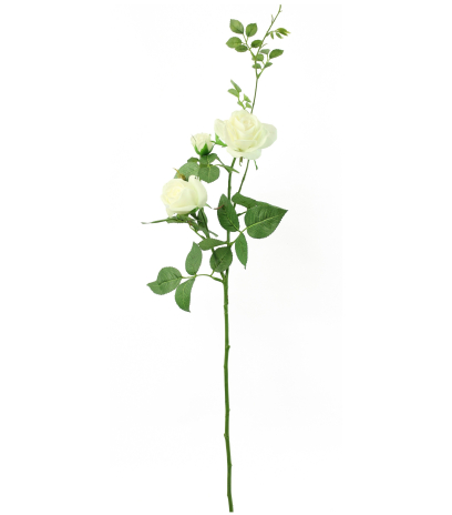 Rose artificielle blanche Margaux