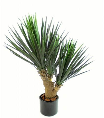 Yucca artificiel à trois têtes