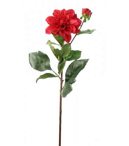 Dahlia artificiel rubis
