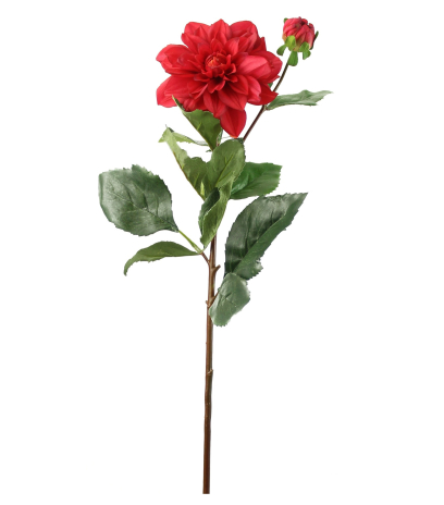 Dahlia artificiel rubis