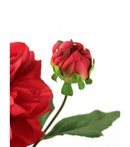 Dahlia artificiel rubis