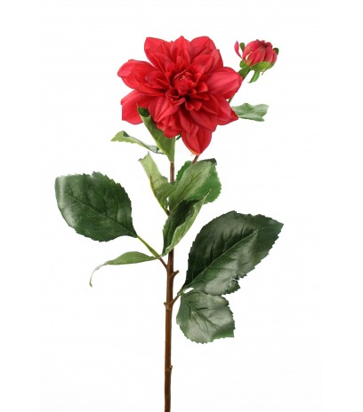 Dahlia artificiel rubis