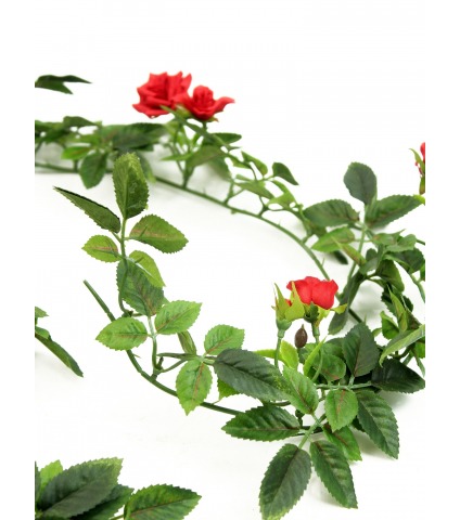 Guirlande de roses artificielles
