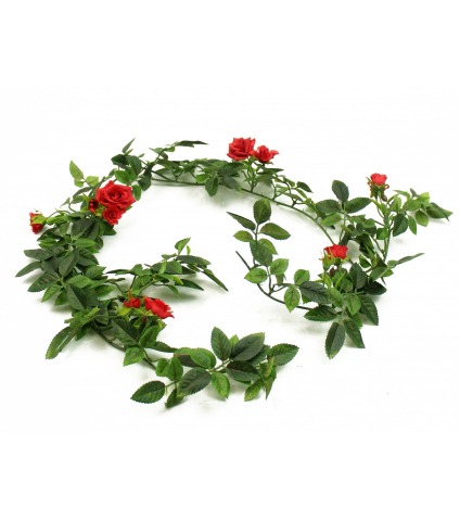 Guirlande de roses artificielles