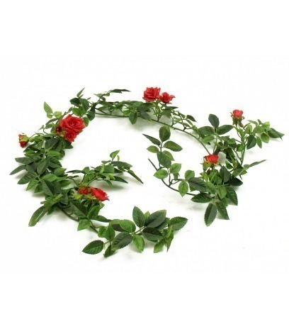 Guirlande de roses artificielles