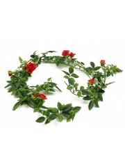 Guirlande de roses artificielles