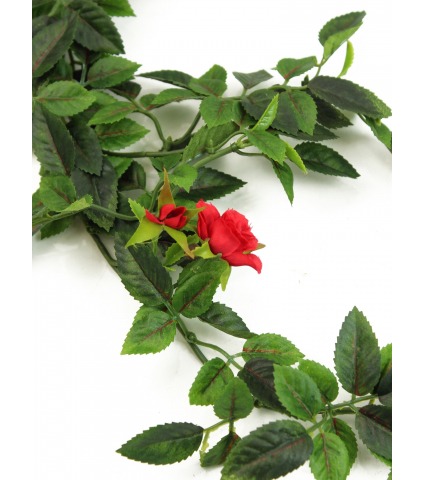 Guirlande de roses artificielles