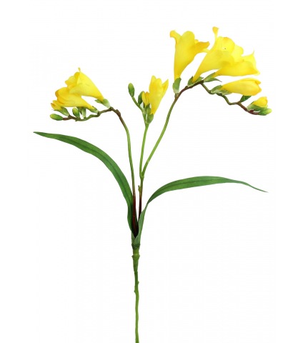 Freesia artificiel jaune