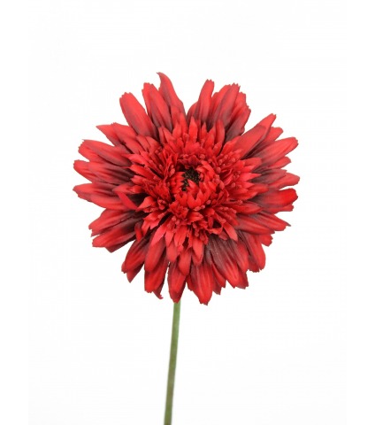 Fleur de gerbera rouge artificielle