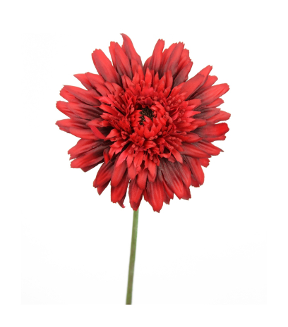 Fleur de gerbera rouge artificielle