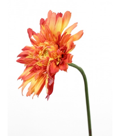 Fleur de gerbera rouge artificielle