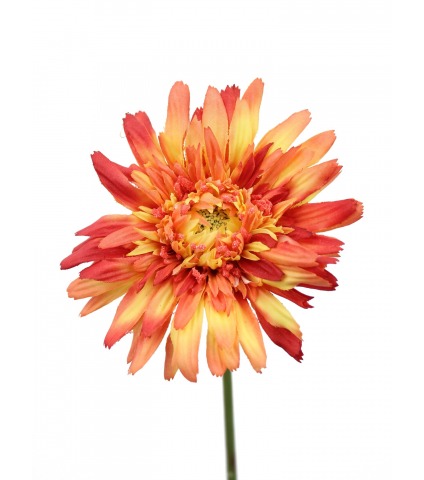 Fleur de gerbera rouge artificielle