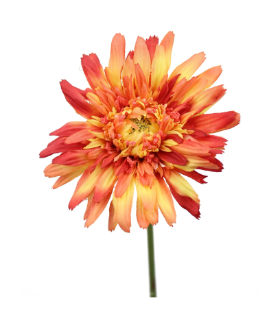 Fleur de gerbera rouge artificielle