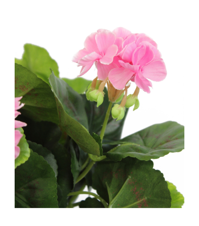 Grand géranium artificiel rose