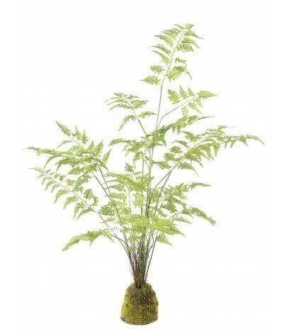 Fougère artificielle pot déco résine