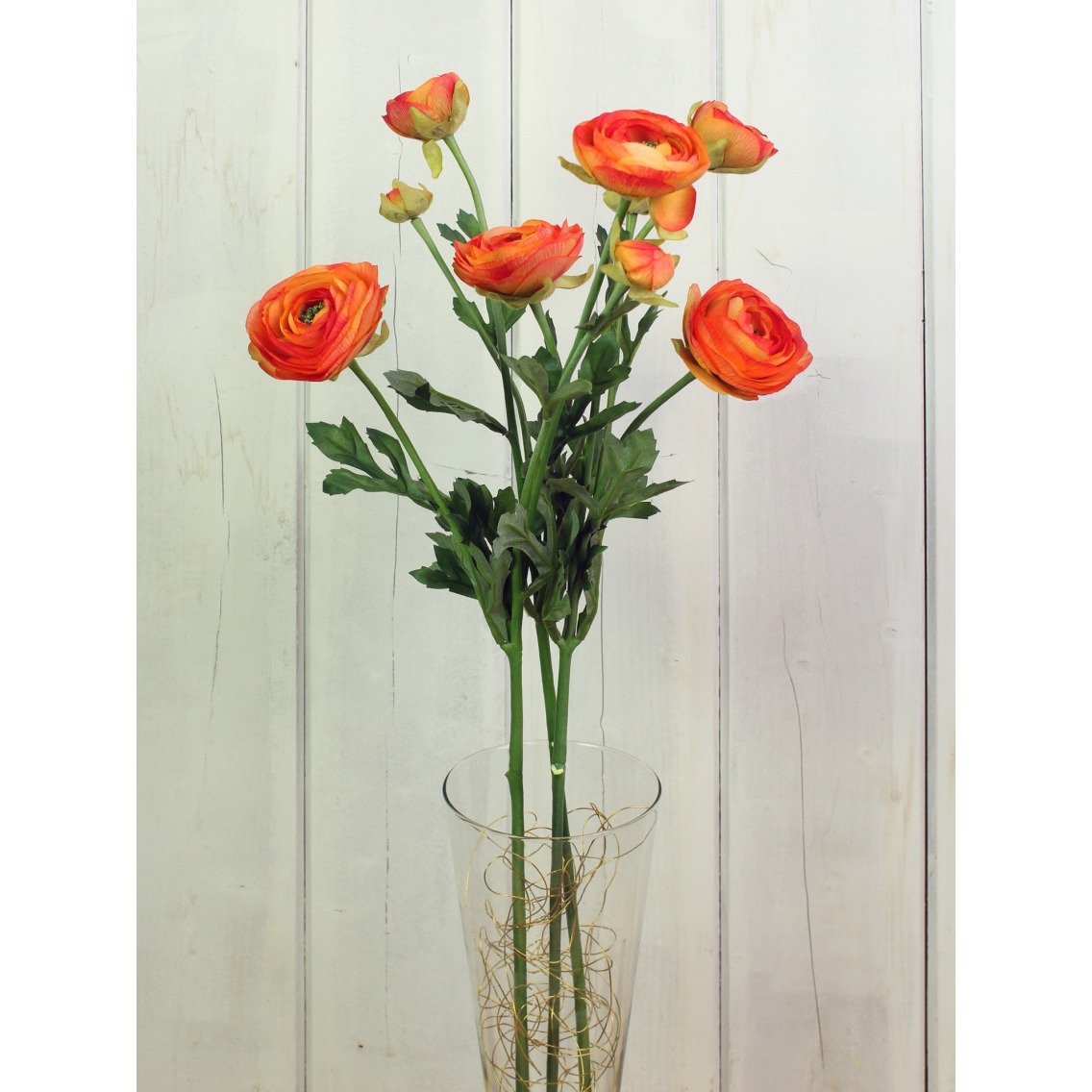 Figurine Veilleuse Fleur Renoncule - 18 Cm - Objet De Collection - Occasion Comme Neuf