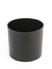 Pot cylindrique noir