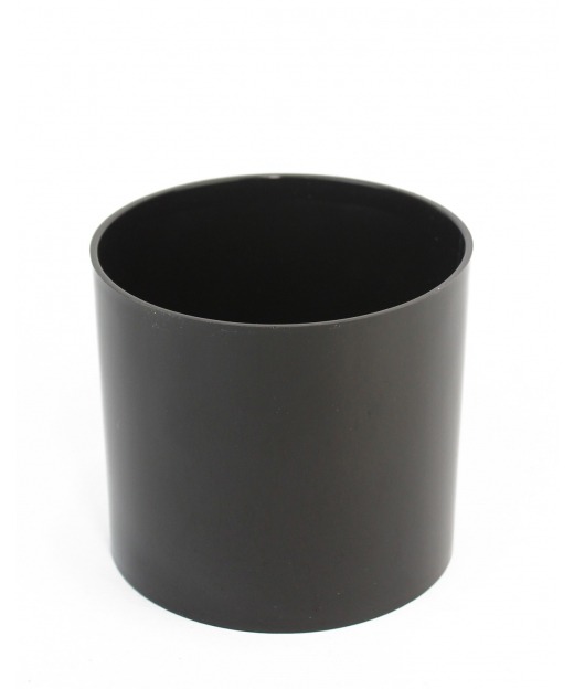 Pot cylindrique noir