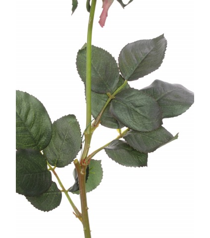 Rose artificielle jaune et orange