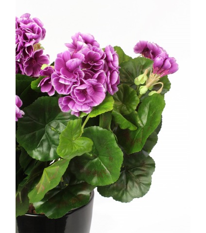 Grand géranium artificiel violet