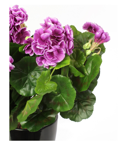 Grand géranium artificiel violet