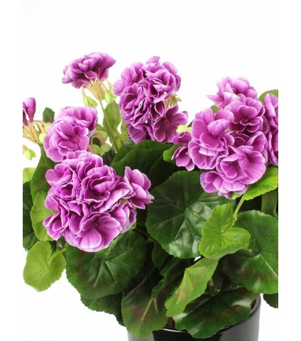 Grand géranium artificiel violet
