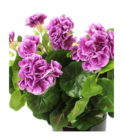 Grand géranium artificiel violet