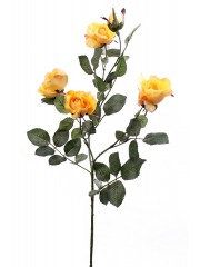 Rameau de roses jaunes artificielles