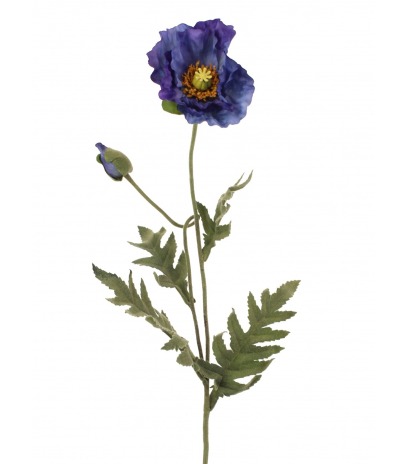 Coquelicot artificiel bleu