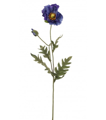 Coquelicot artificiel bleu